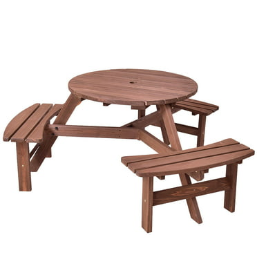 Garden Patio Wooden Picnic Table Furniture Heavy Duty Outdoor 5ft Pub Bench Seat